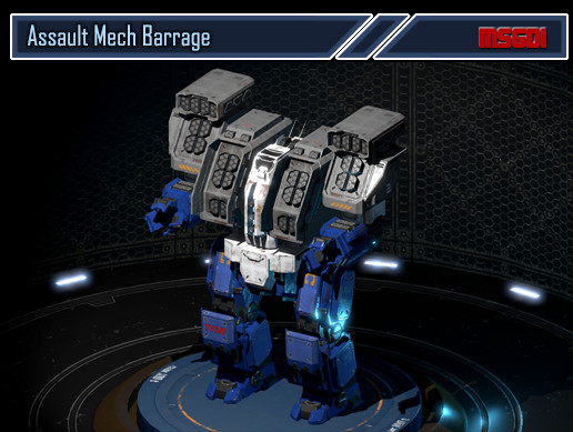 Assault Mech Barrage
