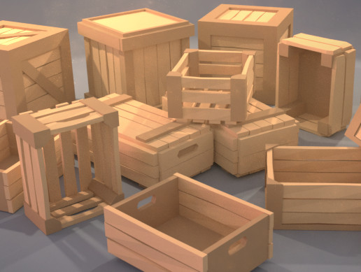 Low Poly Crates