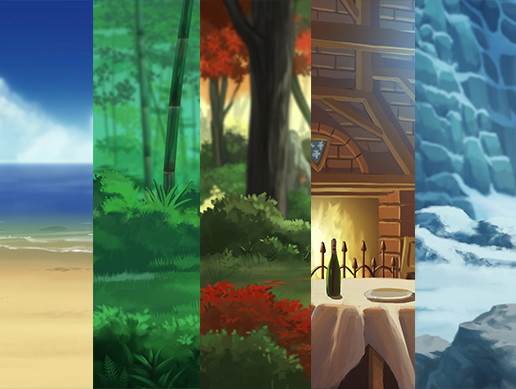 Massive Parallax Background Pack - 12 Total
