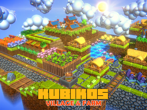 KUBIKOS - Cube Village & Farm Kit