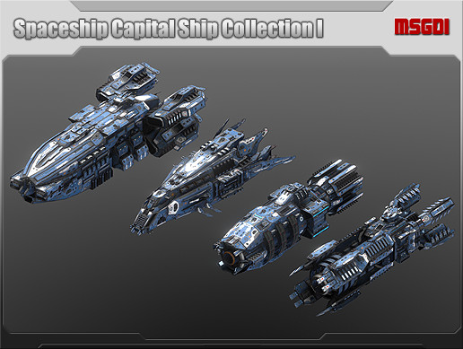 Spaceship Capital Ship Collection I