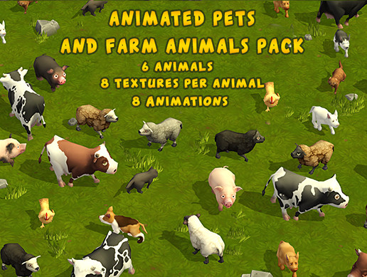 Animated Pets and Farm Animals Pack