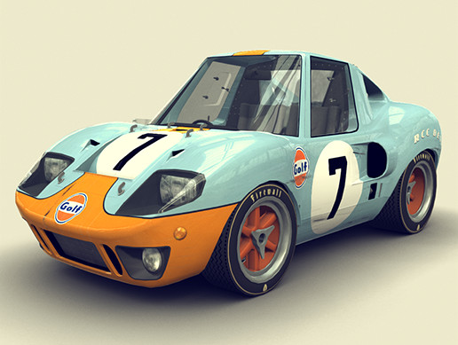 Cartoon Prototype Car