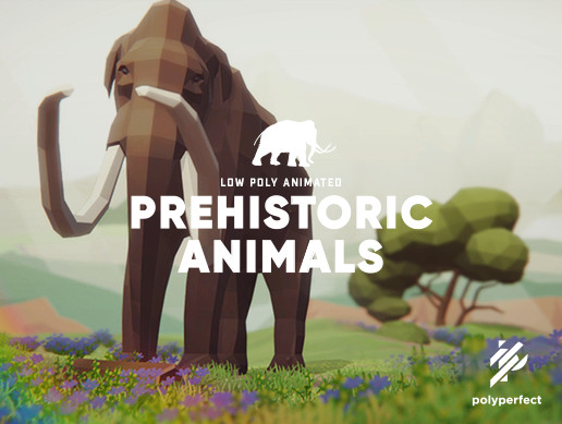 Low Poly Animated Prehistoric Animals