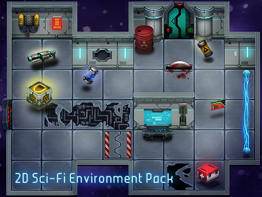 2D Sci-Fi Environment Pack