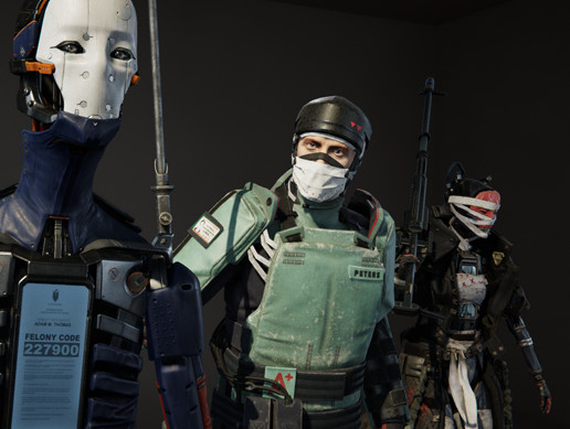 Adam Character Pack: Adam, Guard, Lu