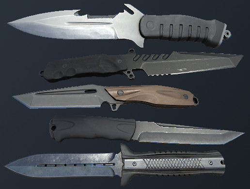 HQ PBR Combat Knives pack