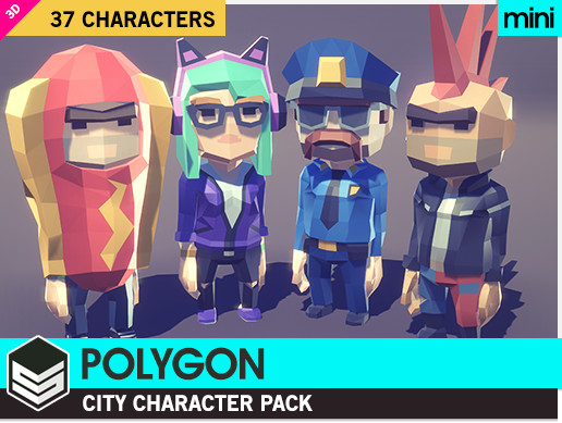 POLYGON MINI - City Character Pack