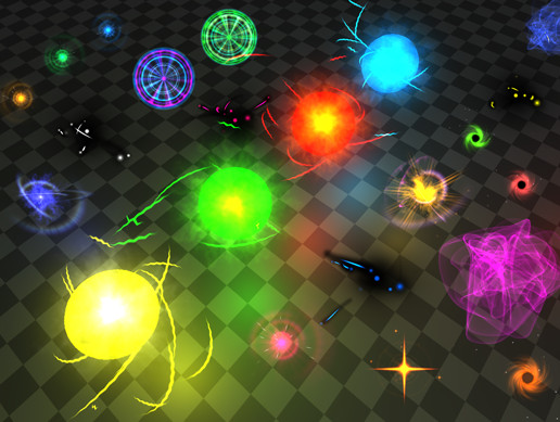 Glowing orbs pack