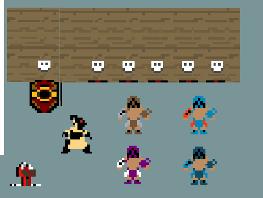 Egypt Gladiators Tileset and Characters w/animations