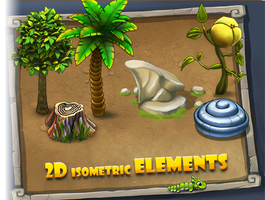 2D Isometric Elements