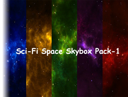 Sci-Fi Space Skybox Pack -1