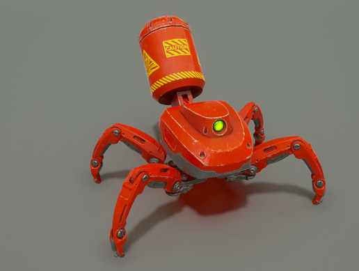 SCI FI: EXPLOSIVE SPIDER BOT