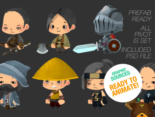 2D SD Character Pack V.1
