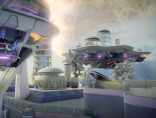 SciFi Platform City