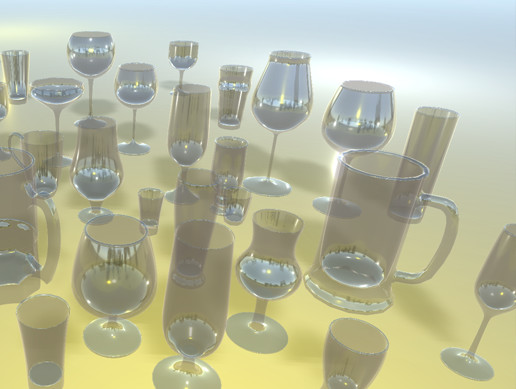 39 Realistic Drinking glasses