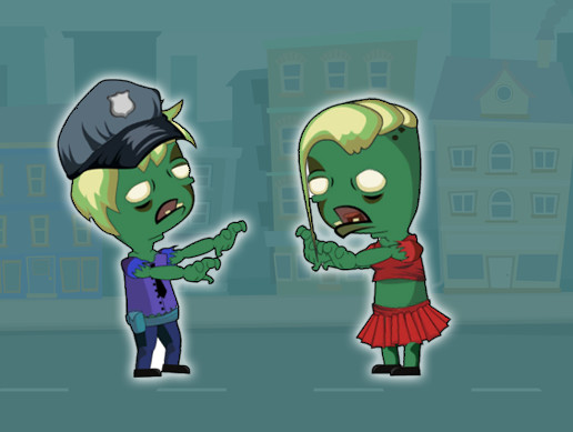 2D Chibi Zombie Pack - Character Animated Ready for Mobile