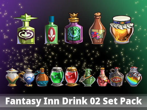 Fantasy Inn Drink 02 Set Pack