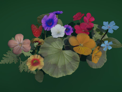 PBR Flower Pack