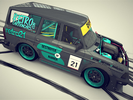 Cartoon Drift Car