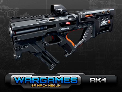 SF MachineGun AK4