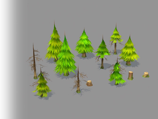 Pine Tree Paint Pack