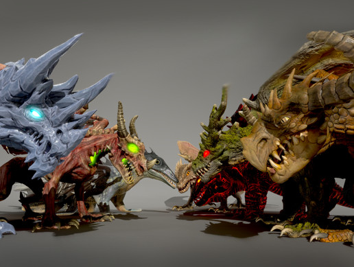 ELEMENTAL DRAGONS PACK
