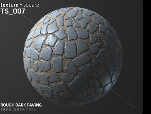 TS 007 Rough Dark Paving