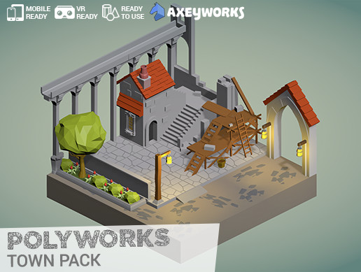PolyWorks: Town Pack