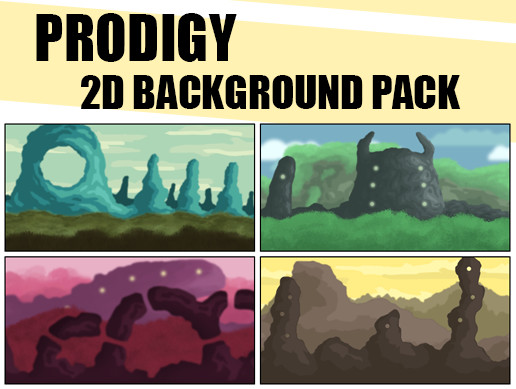 Prodigy 2D backgrounds pack