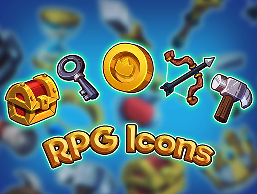 Cute RPG Icons Set