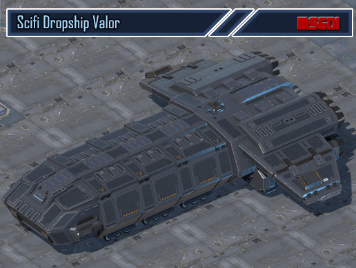 Scifi Dropship Valor