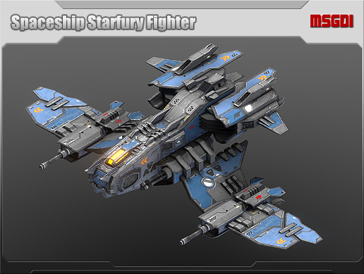 Spaceship Starfury Fighter
