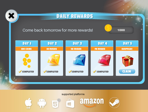 GB Daily Bonus System