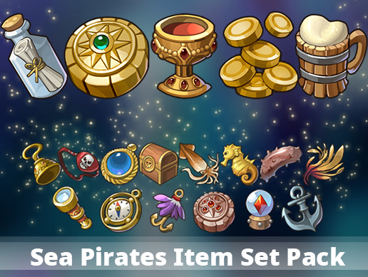 Sea Pirates Item Set Pack