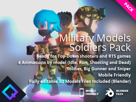 Military Models - Soldiers Pack