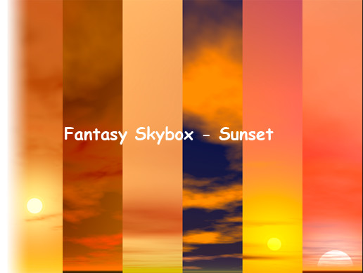 Fantasy Skybox - Sunset Sky