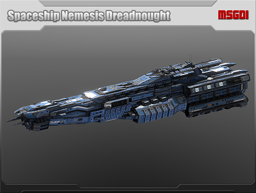 Spaceship Nemesis Dreadnought