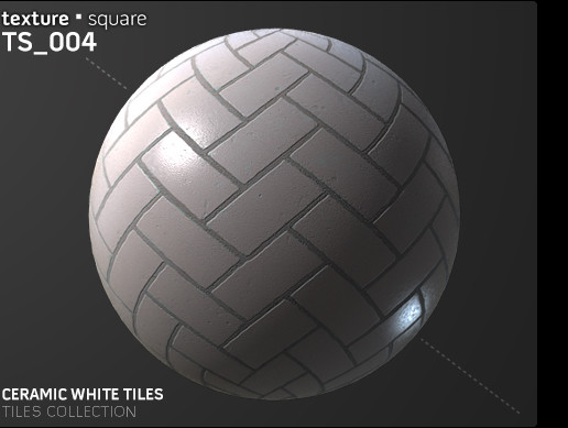 TS 004 Ceramic White Tiles