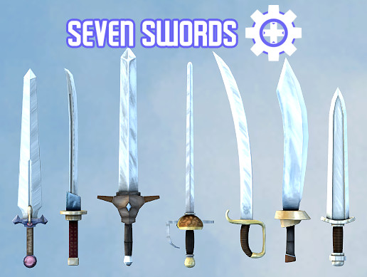 Seven Swords - Seven Stylized Swords