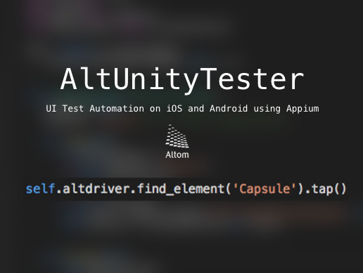 AltUnityTester