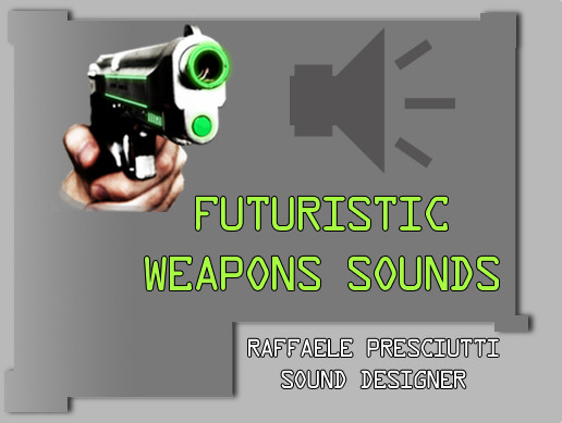 Futuristic weapons set