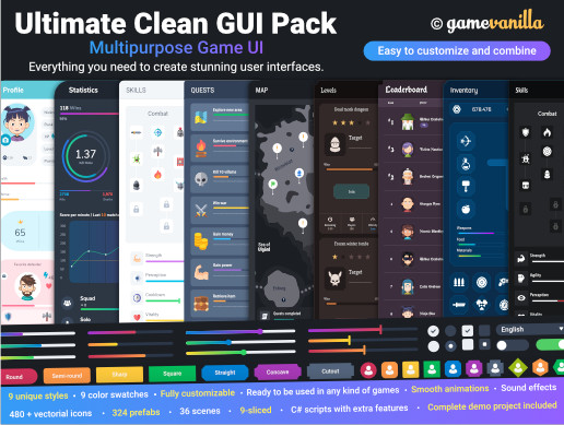 Ultimate Clean GUI Pack