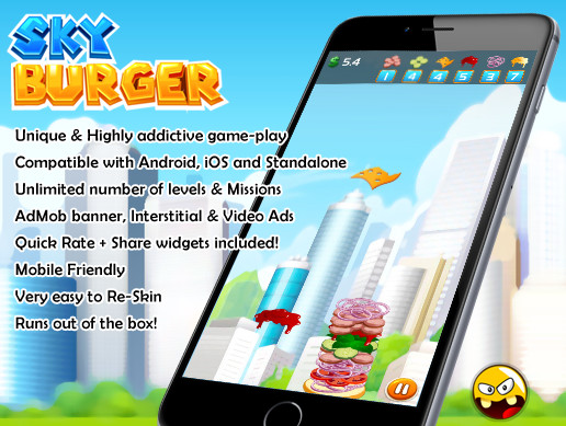 Sky Burger Complete Game Kit