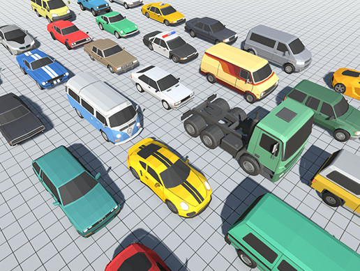 Stylized Vehicles Pack - Low Poly
