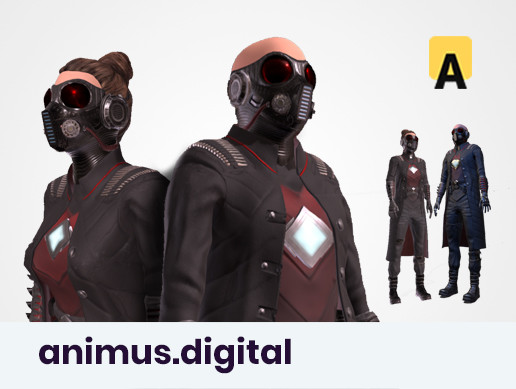 Sci-fi suit AC-1 modular pack