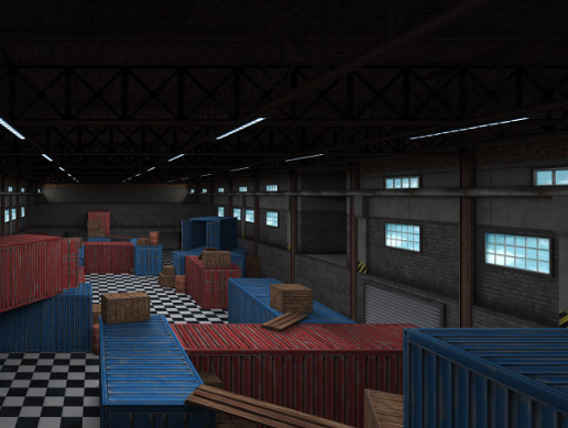 Handpainted Storage Map