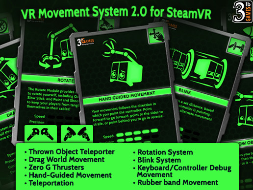 VR Movement System for SteamVR