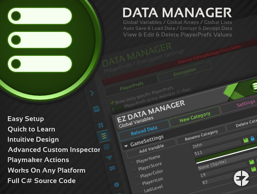 Ez Data Manager - Global Variables Management Solution