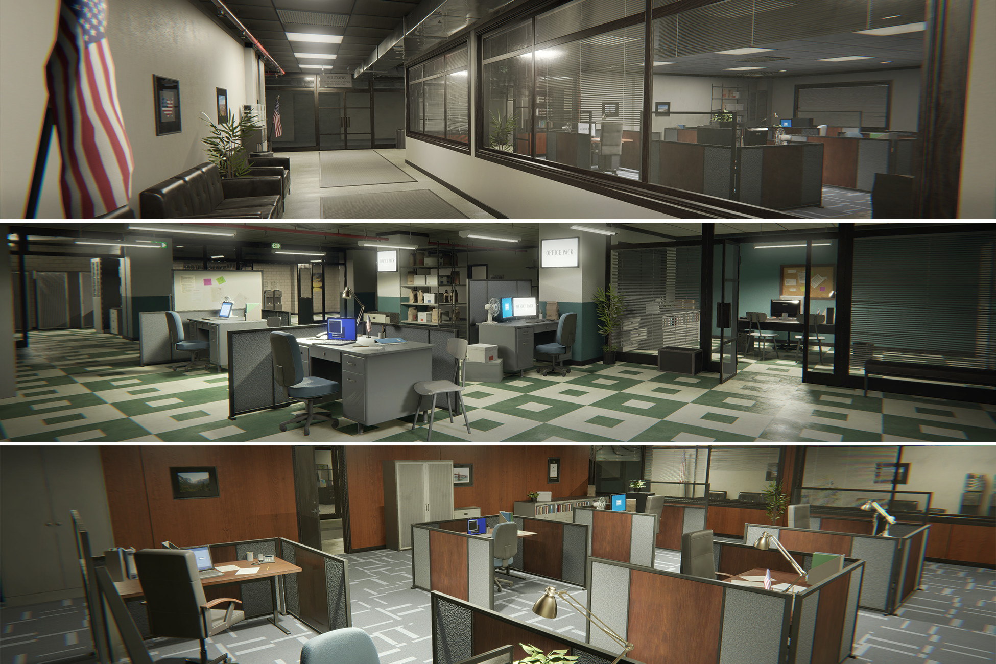 Office and Police Station Pack (Modular)